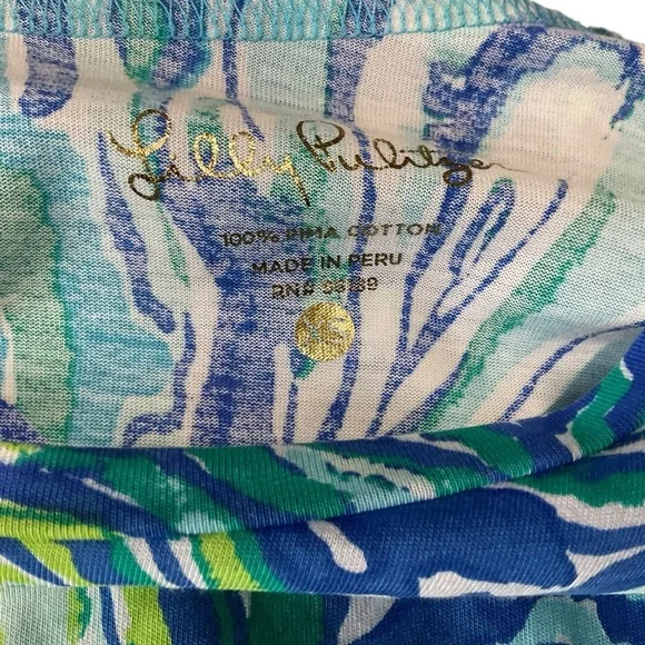 Lilly Pulitzer 100% Pima Cotton Printed Dress – Long Sleeves – Size XS - Picture 6 of 8
